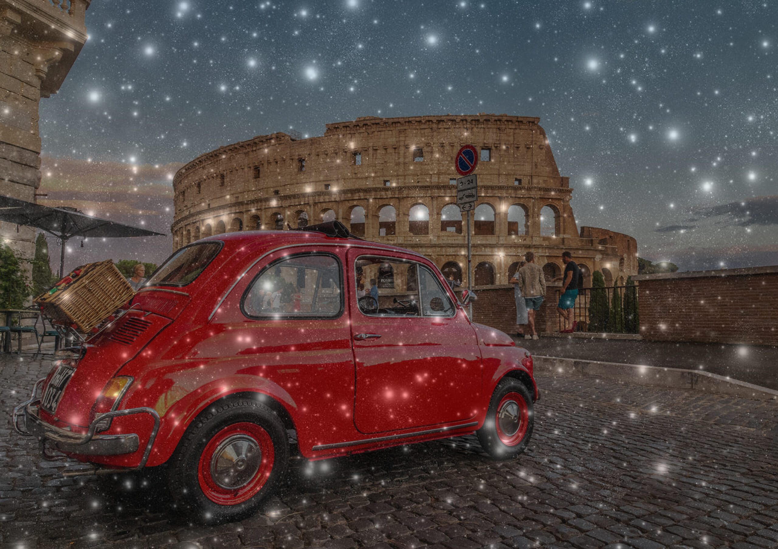 Fiat 500 night tour experience