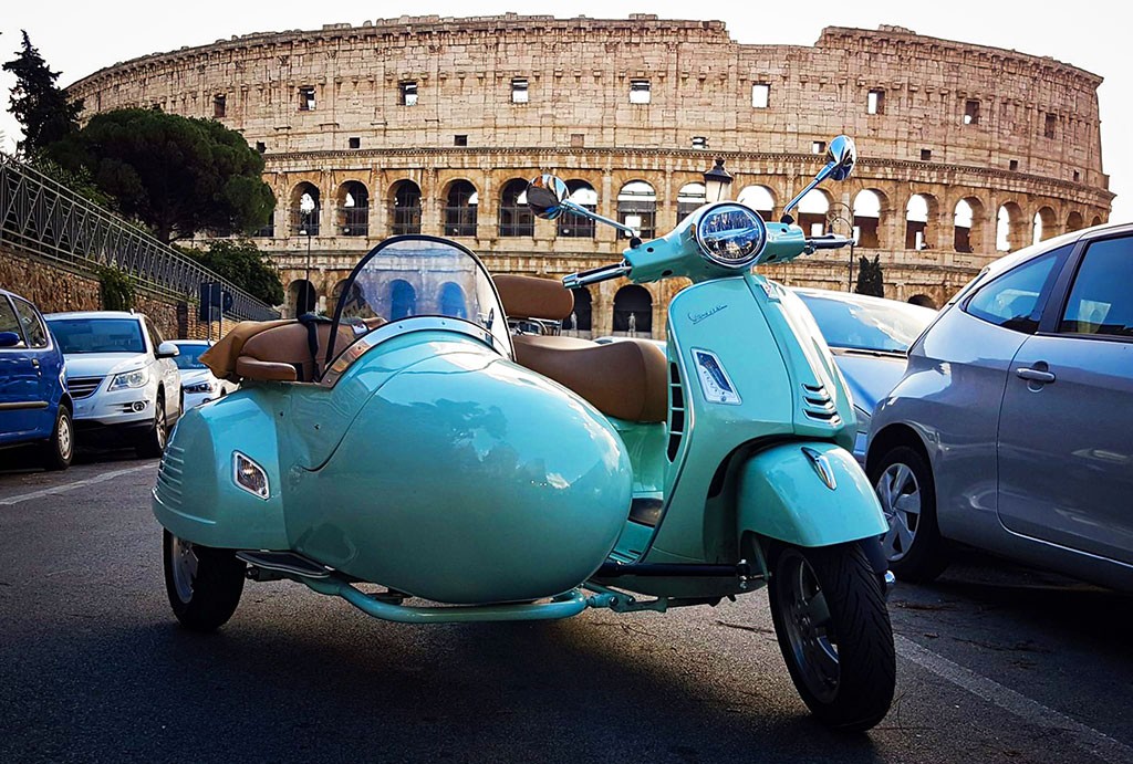 Rome In Vespa Sidecar Tours